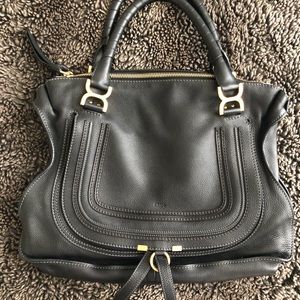 Chloe Marcie Large Leather Satchel Bag